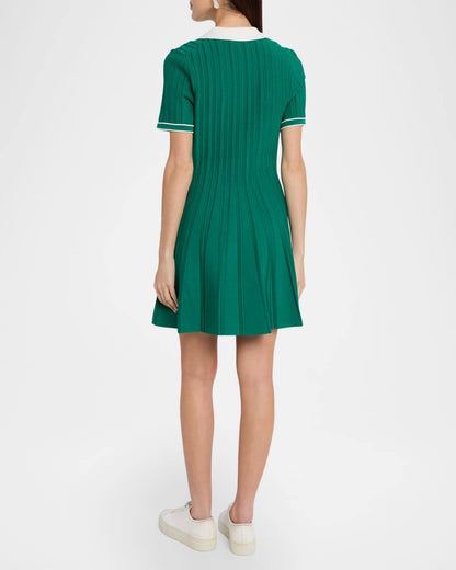 SK Page Knit Polo Mini Dress