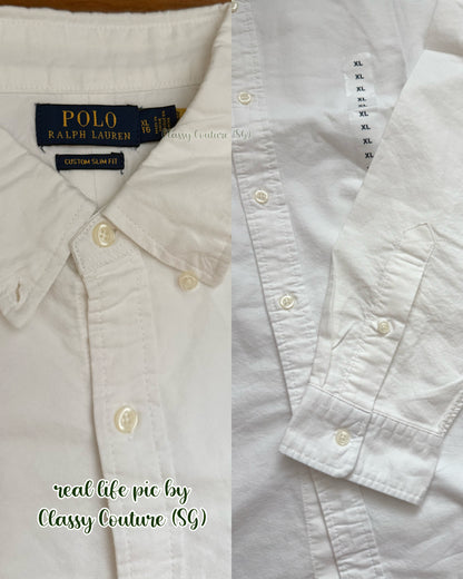 10 Colors! RL Men’s / Unisex Custom Slim Fit Garment Dyed Oxford Shirt