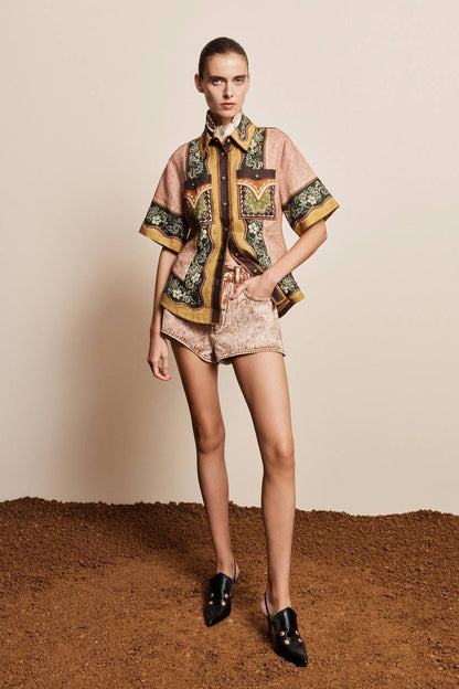 ALM Darcey Shirt | Midi Skirt