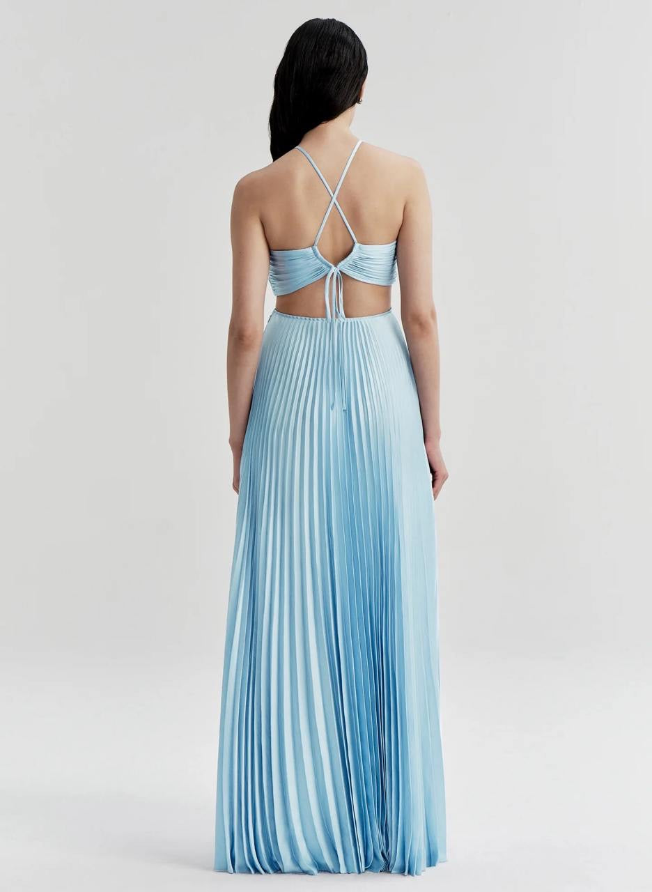 (PART 2/2) 8 Colors! ALC Moira Satin Pleated Maxi Dress