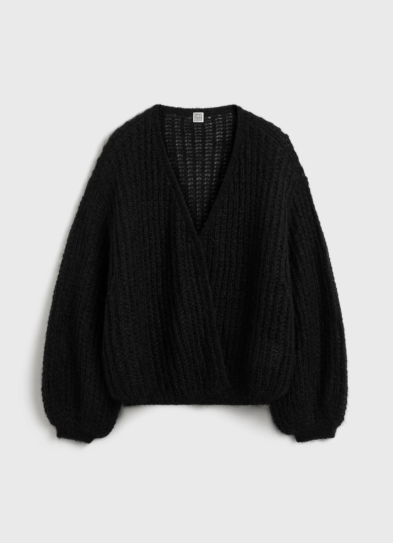 Tot Puffed Mohair-Wool Blend Cardigan