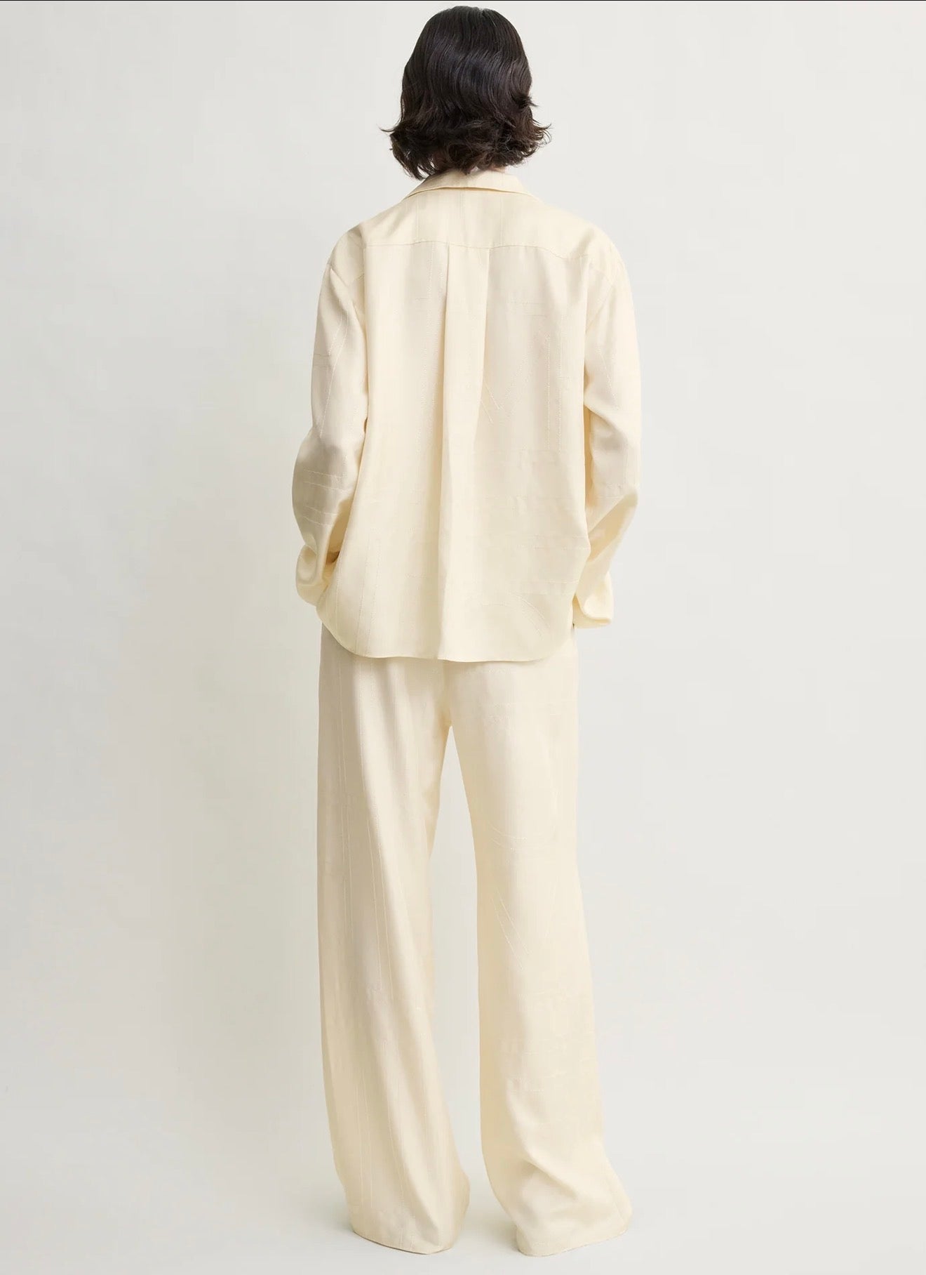 9 Colors! (PART 2/2) Tot Monogram Silk PJ Shirt Top | Shorts | Pants | Embroidered Set