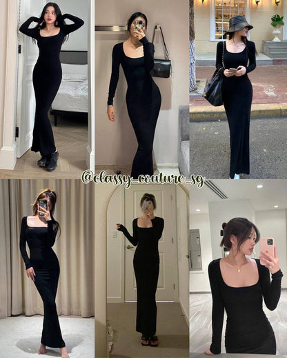 SK Soft Lounge Long Sleeve Maxi Dress