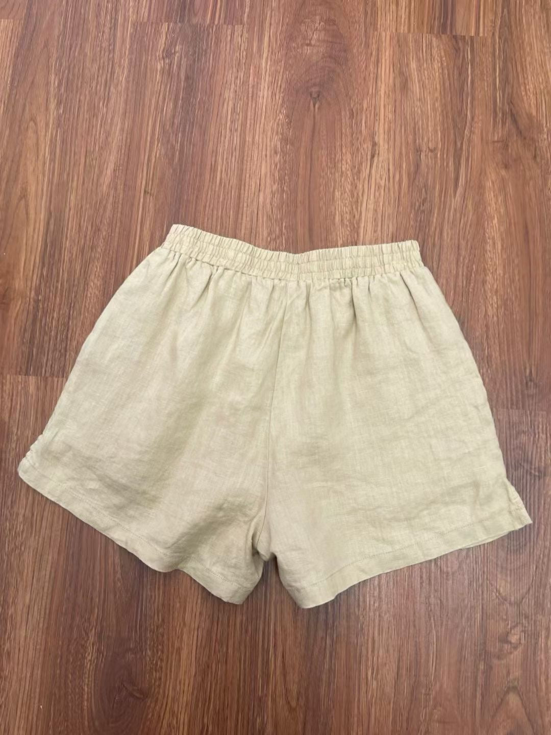 8 Colors! RL Women’s Linen Woven Lounge Shorts