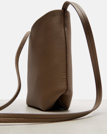 TR N/S Park Crossbody Grained Calfskin Leather Bag