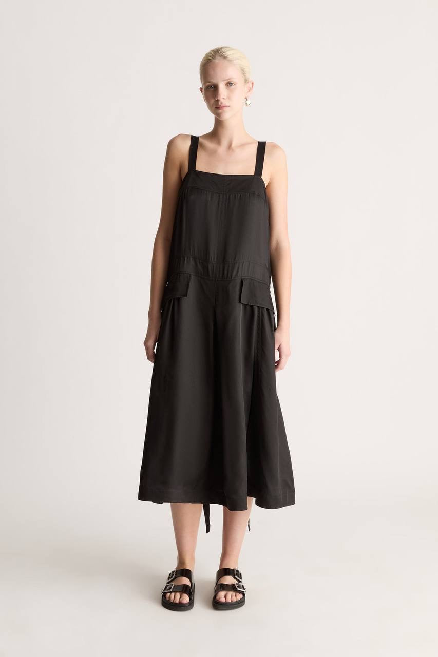 LM Simone Apron Viscose Midi Dress
