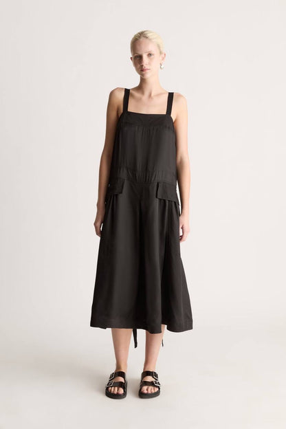LM Simone Apron Viscose Midi Dress