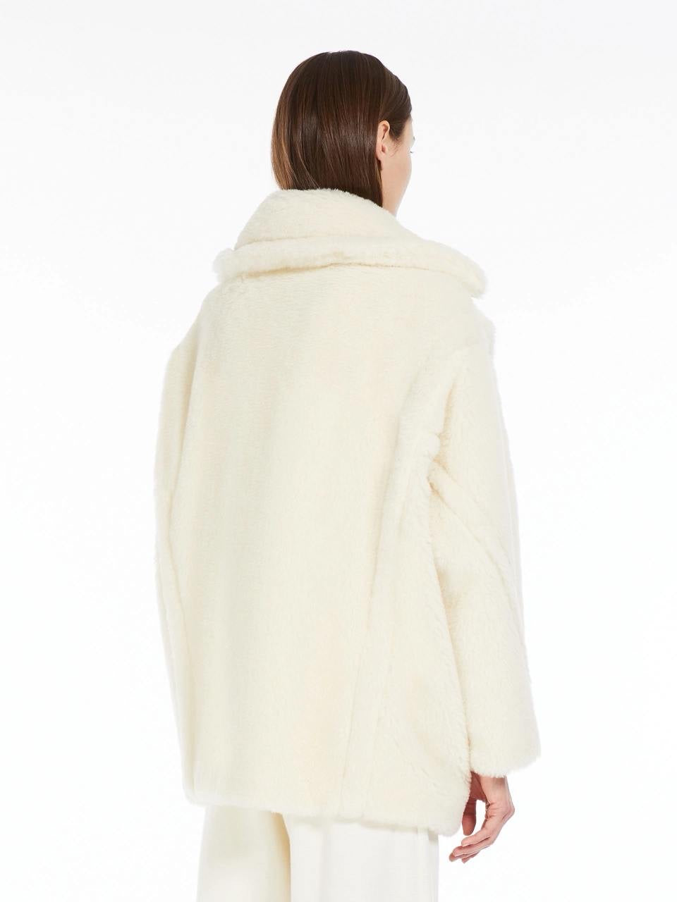 MM Short Teddy Bear Icon Alpaca-Wool-Silk Coat Jacket