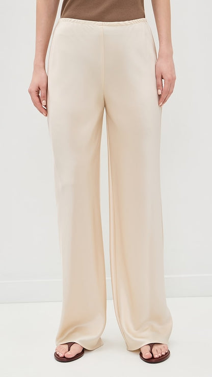 5 Colors! Ref Gale Satin Mid Rise Bias Pant