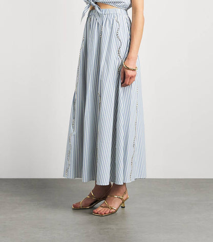 SD Lucio Crop Shirt | Lucia Midi Skirt