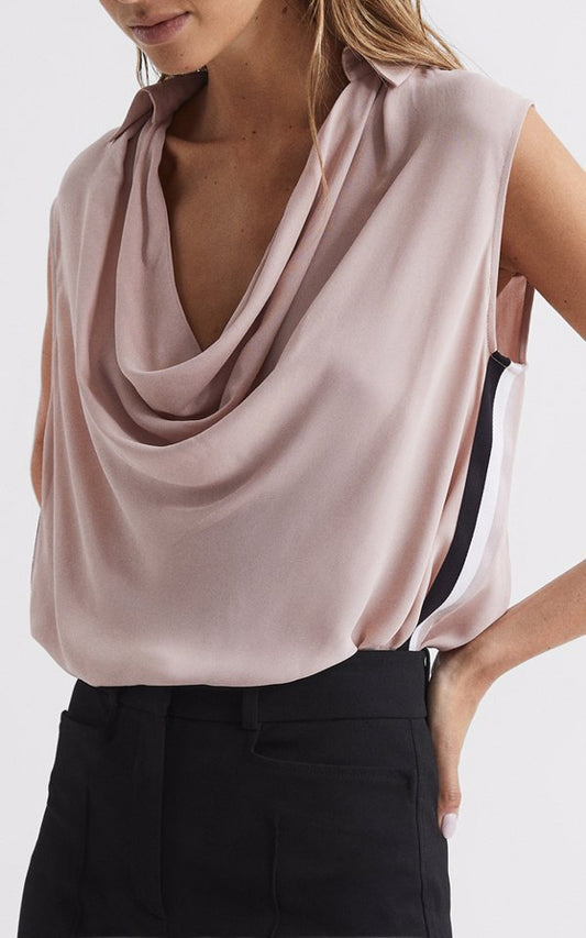 RS Ameliee Cowl Front Shell Sleeveless Blouse