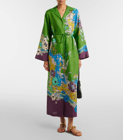 ALM Nanci Linen Shirtdress