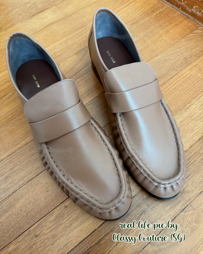 TR Soft Calfskin Leather Loafers