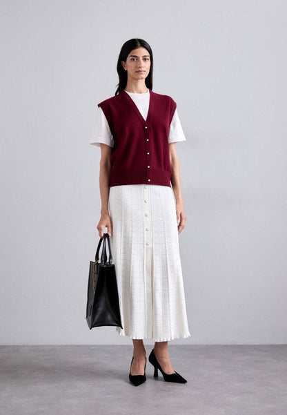 SD Two-Tone Wool And Cashmere Sweater Vest Shirt