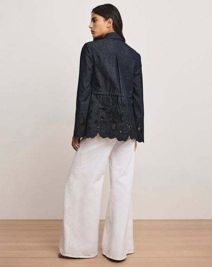 VB Mirielle Eyelet Tank Top | Kiki  Jacket | Osborne Wide-Leg Pant | Set