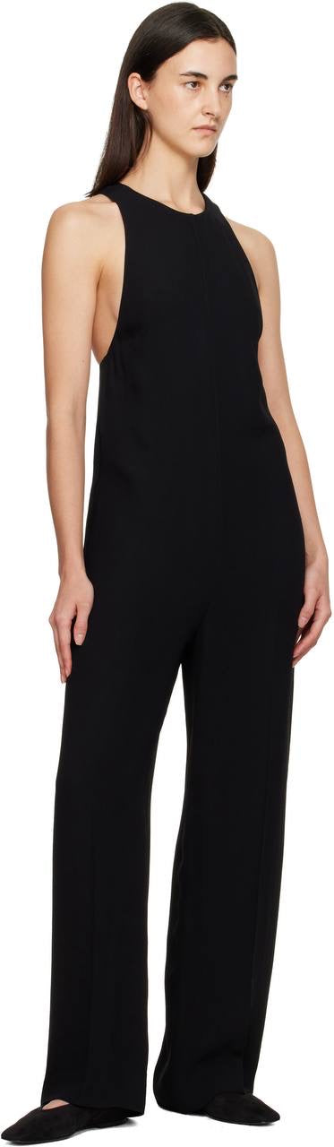 TOT Crepe Cady Viscose Racer Back Jumpsuit