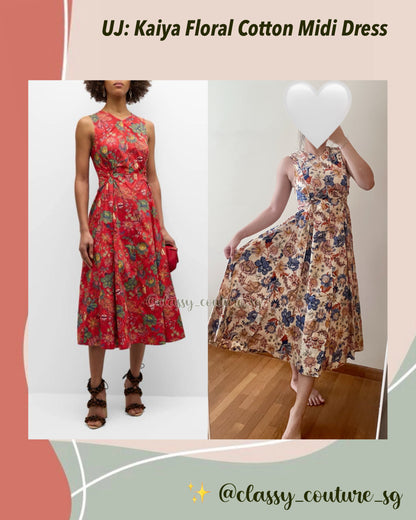 FEW! UJ Kaiya Floral Cotton Midi Dress