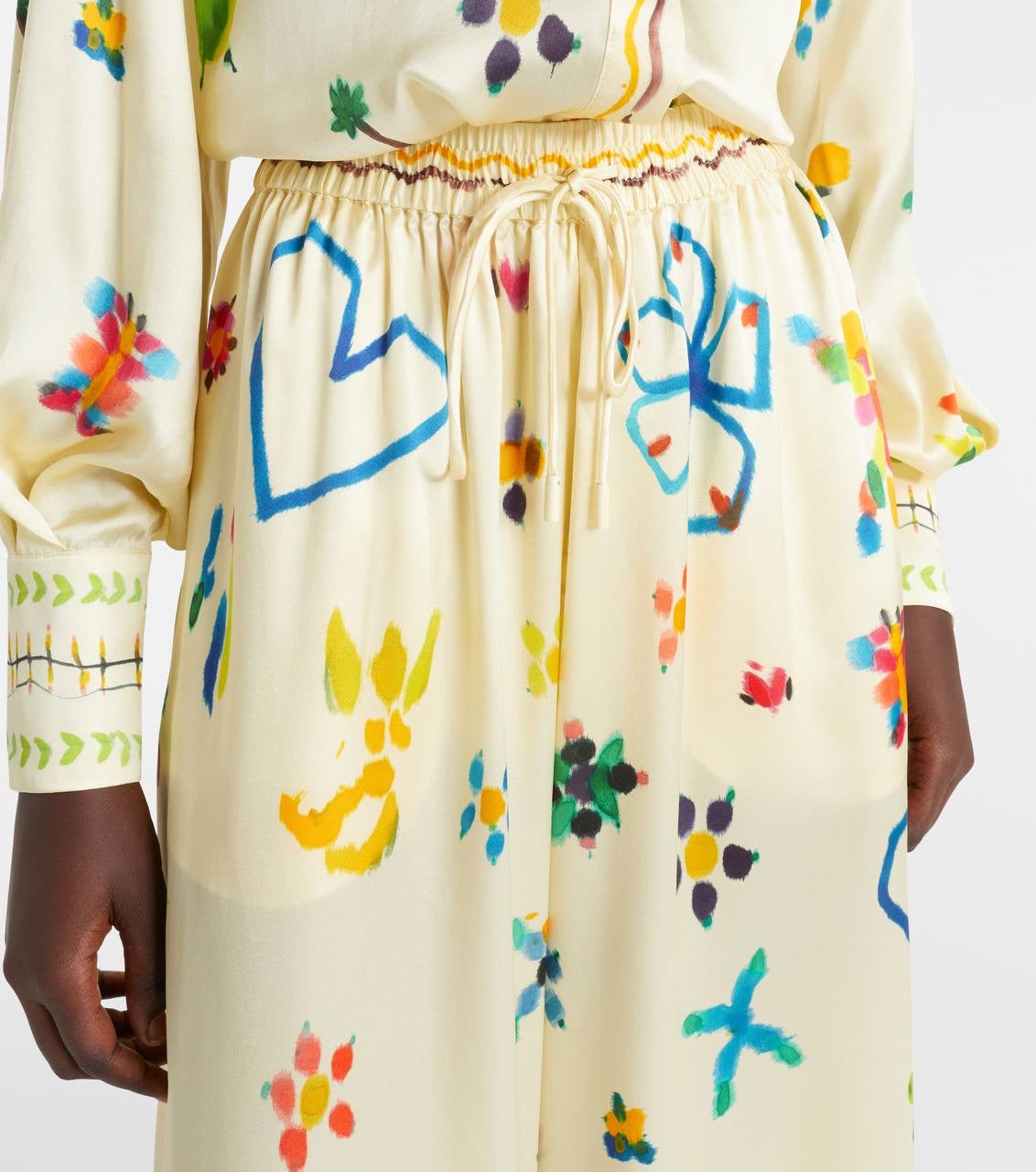 ALM Sidi Floral Silk Shirt | Pants