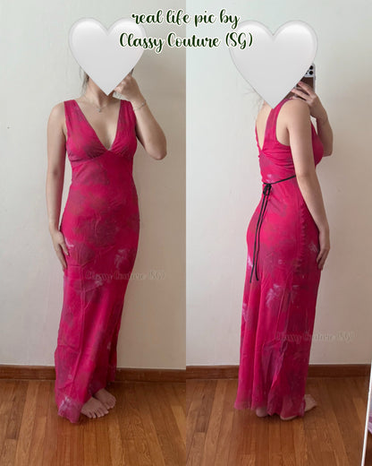 RP Marie Silk Maxi Dress in Anastasia Rose