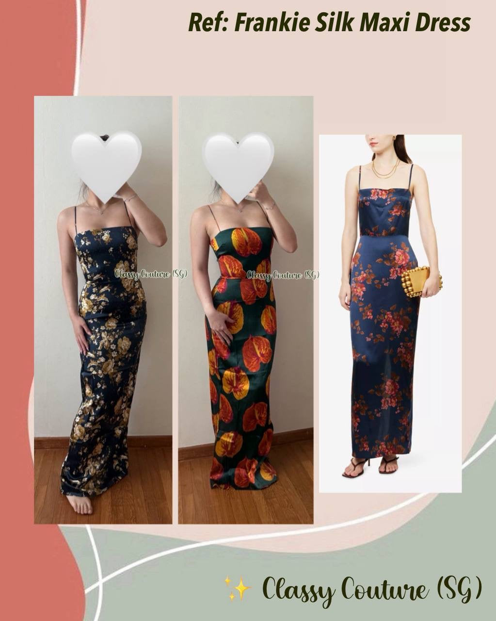 3 Colors! Ref Frankie Silk Maxi Dress in Daiquiri | Divinity | Lyric