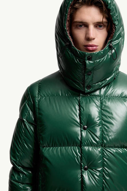 MC Men’s Parana Hooded Short Down Contrast Collar Jacket