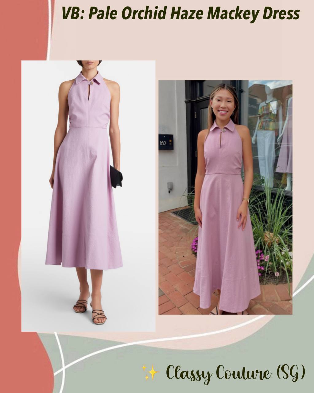 VB Pale Orchid Haze Mackey Dress