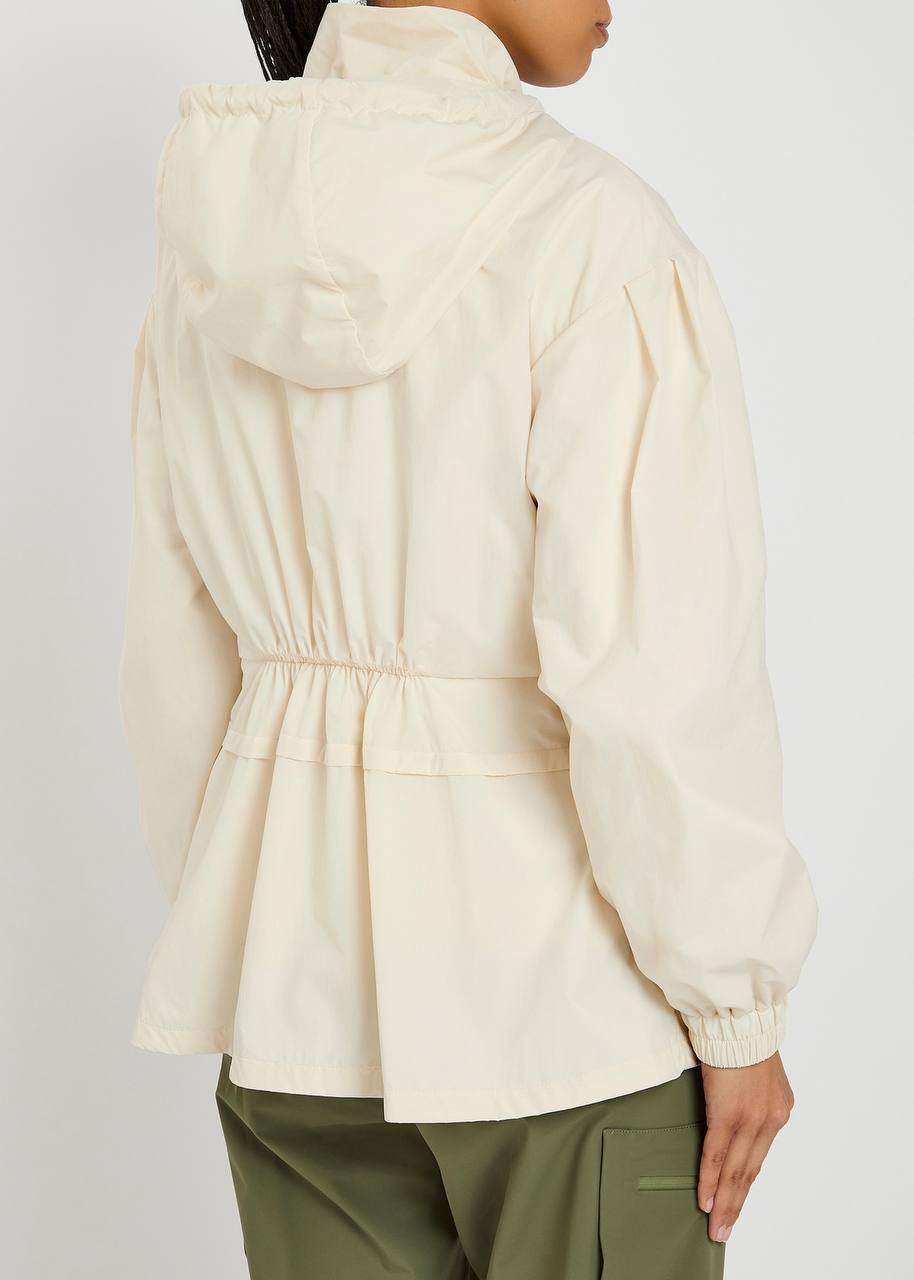MC Vabre Pintucked Shell Hooded Jacket