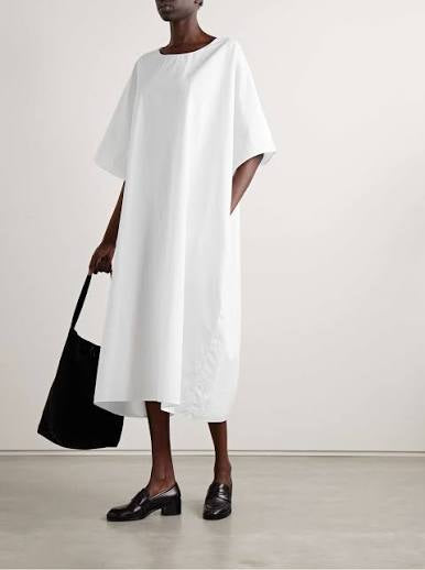 TR Isora Oversized Cotton Poplin Midi Dress