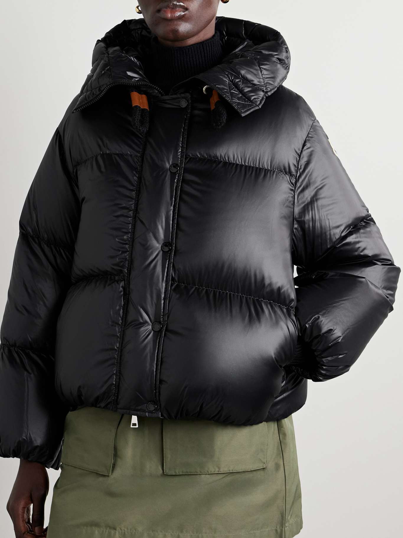 MC Borey Hooded Quilted Down Jacket