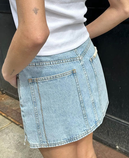 SH Holly Denim Mini Skirt