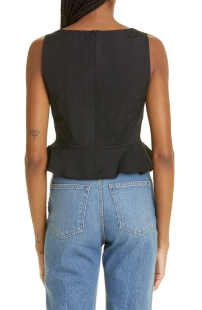 VB Nikolette Peplum Corset Square Neck Top