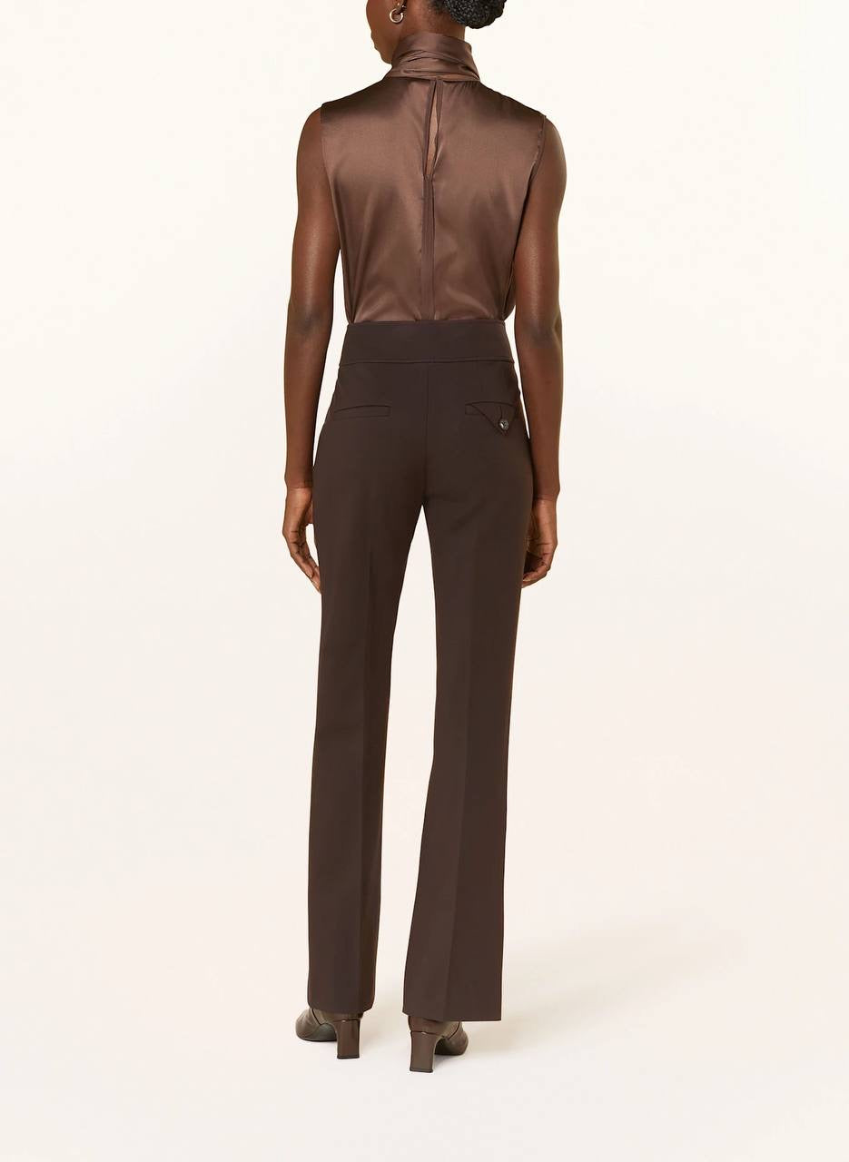 DS SENSE OF SHINE Sleeveless Silk Blouse Scarf Top
