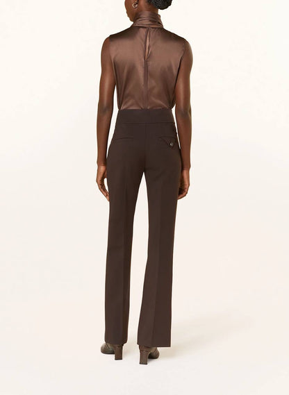 DS SENSE OF SHINE Sleeveless Silk Blouse Scarf Top