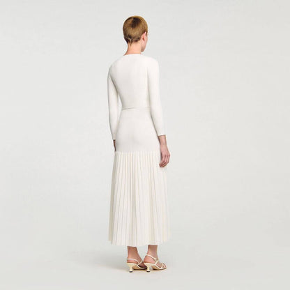 SD Bella Midi Dress | Bello Cropped Rib Knit Cardigan | Viscose-Blend Set