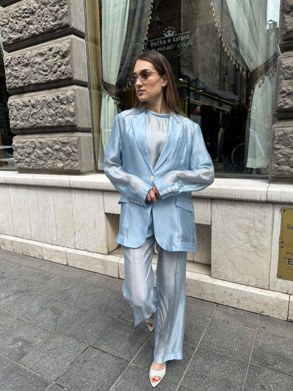TG Gilian Blazer | Madison Shirt | Pants | Sheer Organza Set