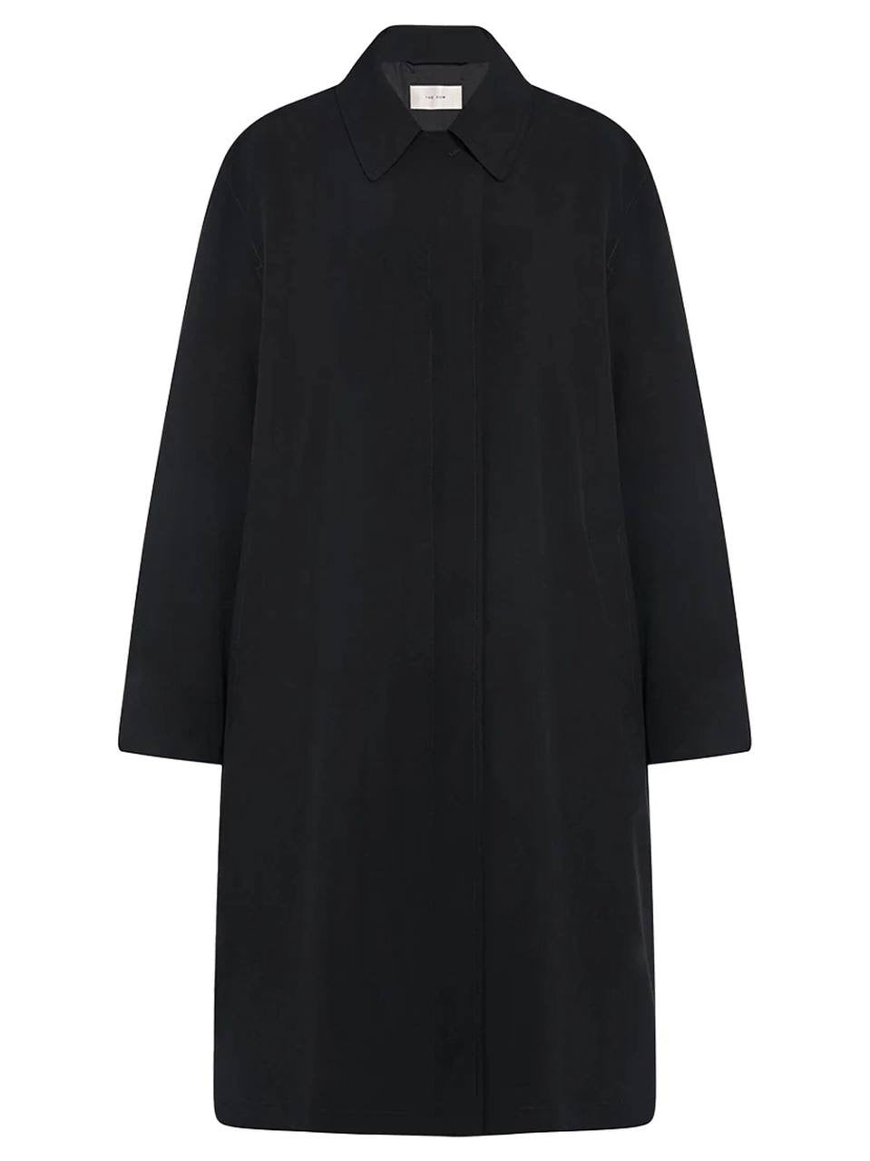 TR Datima Wool Coat in Black (silk-lined)