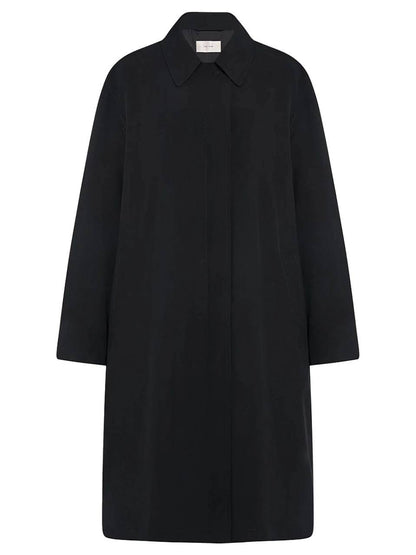 TR Datima Wool Coat in Black (silk-lined)