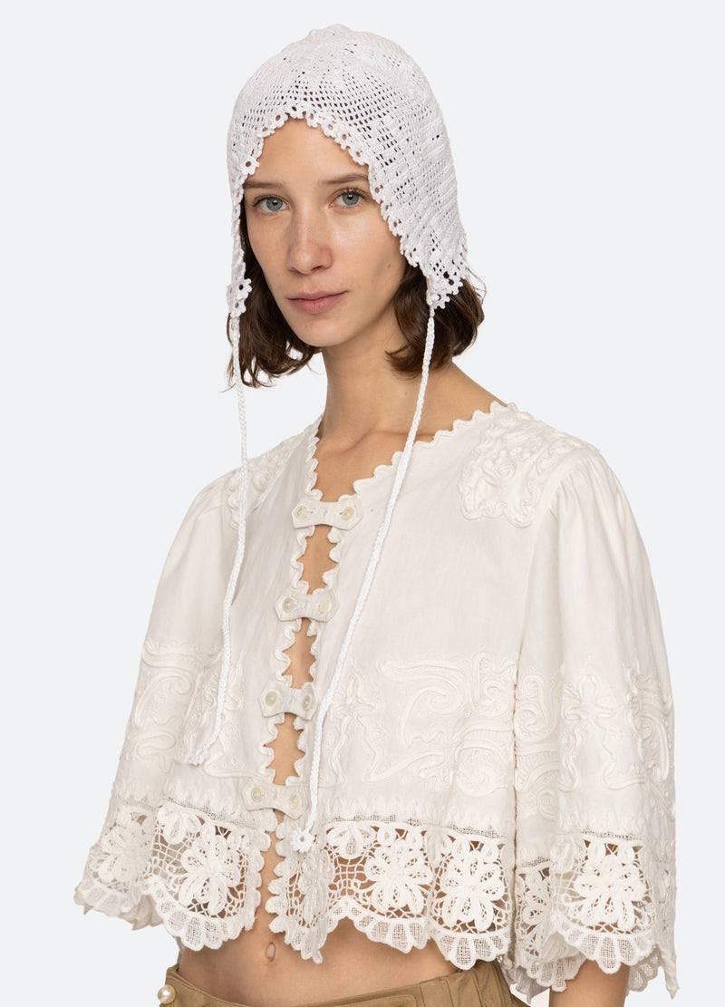 SE Marie Bonnet Hat | Marie Scarf in Wool