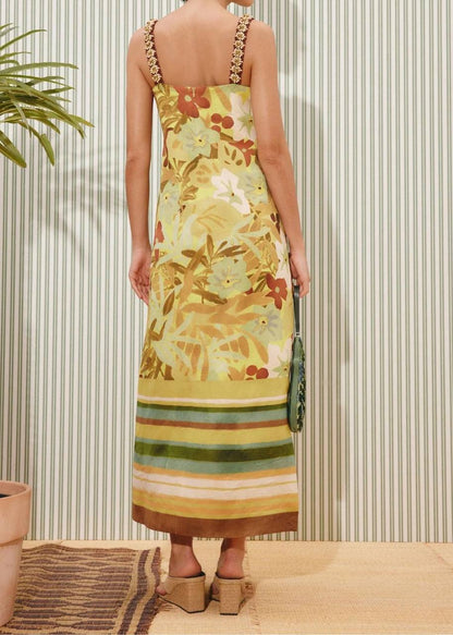 ALM Maxi Midi Dress in Linen
