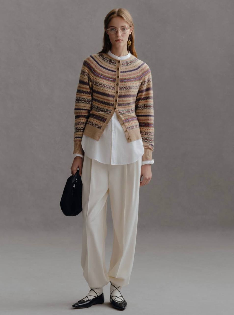 RL Fair Isle Wool Blend Cardigan