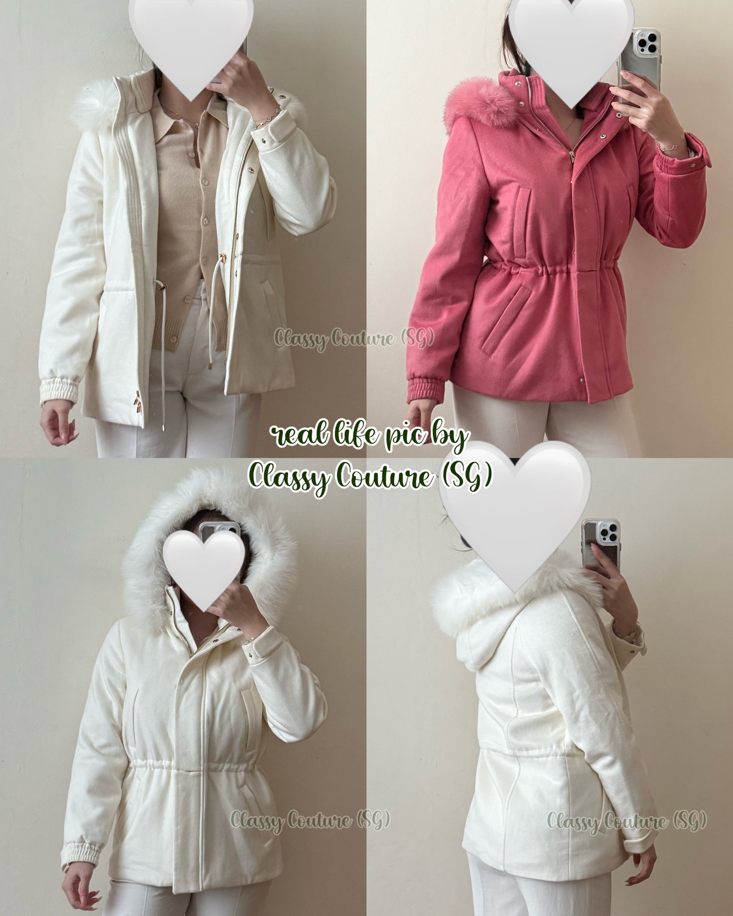 LP Icery Cashmere Short Jacket with Fox Fur Trim