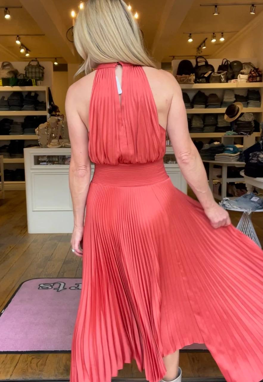 alc rose pleated dress A.L.C. Rose Dress