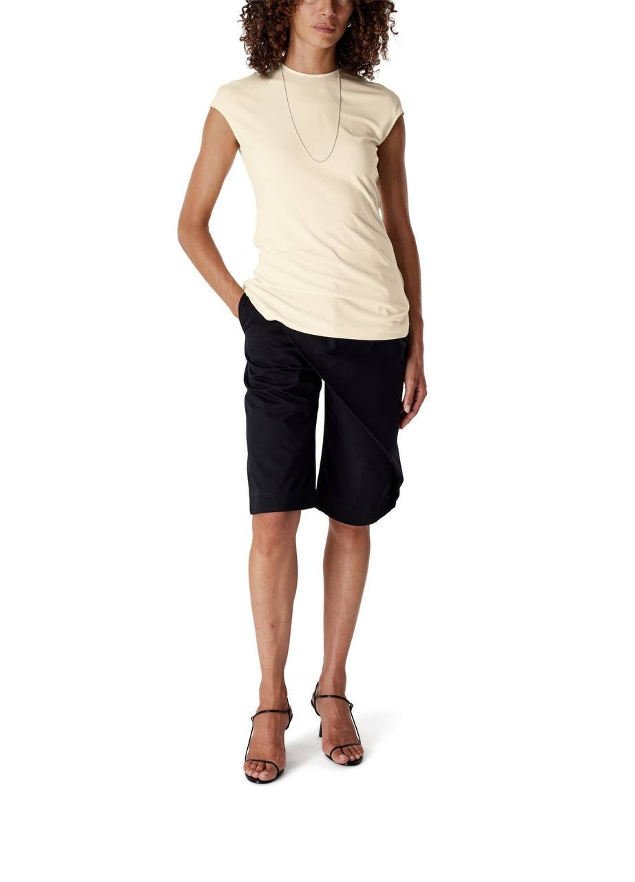 TOT Everyday Cap-Sleeve Viscose-blend Jersey Top