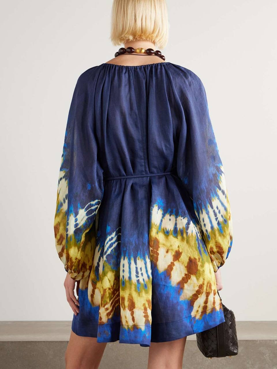 ALM Martine Ramie Tie Dye Mini Dress