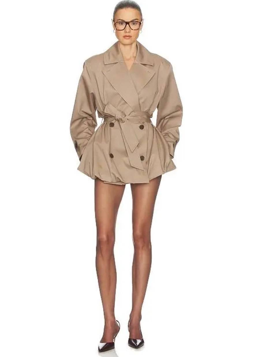 HS Short Bubble Hem Trench