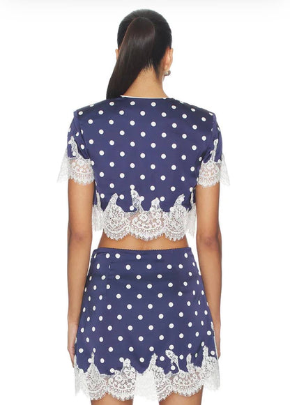 SP Polka Dot Cropped Top | Midi Skirt | Mini Skirt
