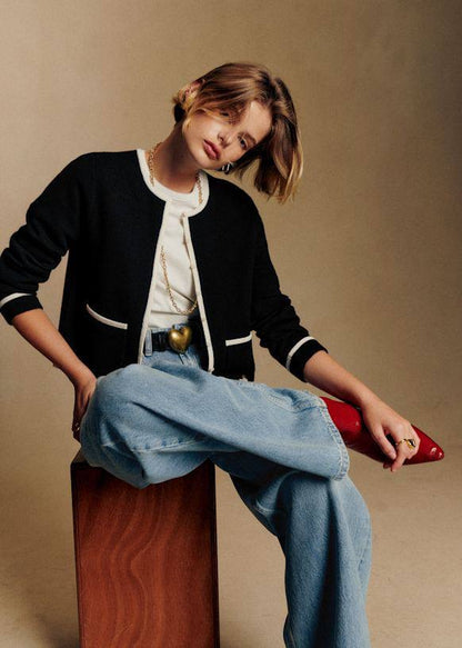 3 Colors! SZ Brielle Merino Wool Cardigan