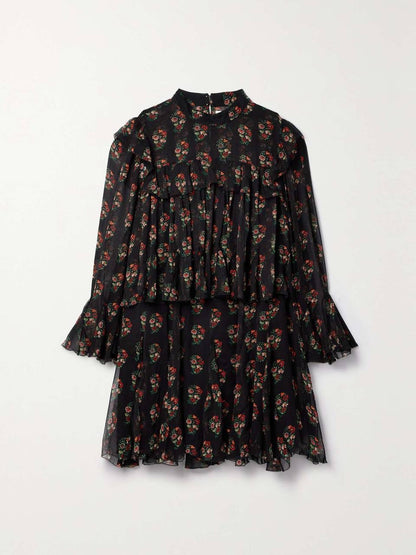DN Alette Silk Georgette Mini Dress