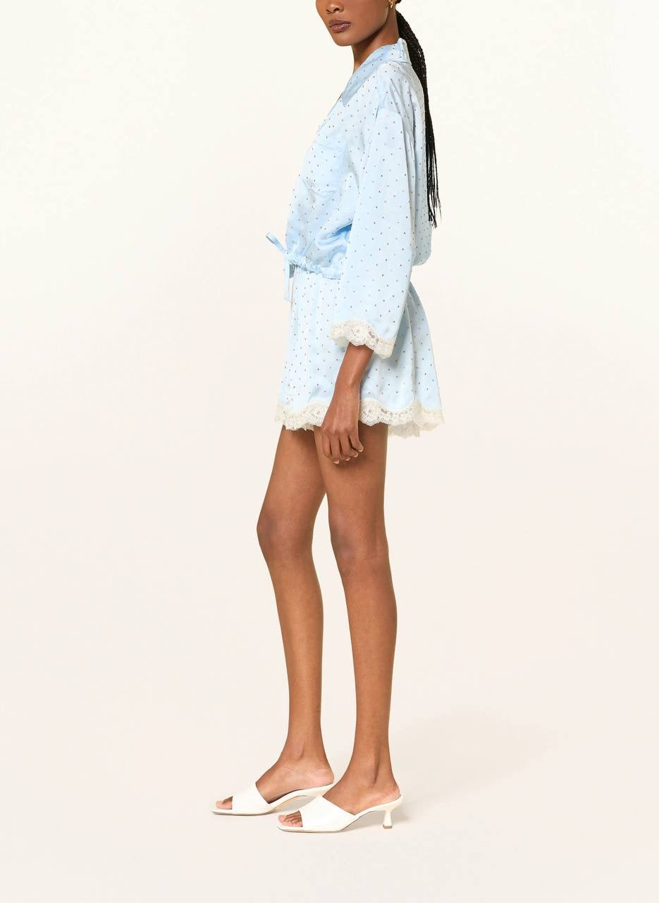 SD Limonessa Rhinestone-Embellished Shirt | Shorts