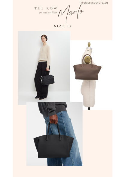 3 Colors! TR Marlo 12/14/17 Bag in Matte Grained Calfskin Leather